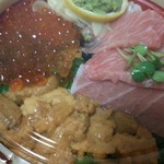 京寿司　都人 - 三色丼2千円