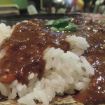 純米酒バー すじかい - トマト風味レッドカレー　アップ