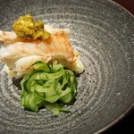 馳走 啐啄一十  - 毛蟹の蟹味噌のせ