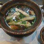 寿司栄 - 松茸の土瓶蒸し