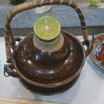 寿司栄 - 松茸の土瓶蒸し