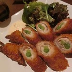 山口家 - アスパラ肉巻フライ