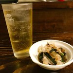 ふた村 - お通しとハイボール 500円