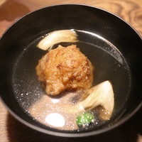 ごはんや 要兵衛 - 椀　舞茸饅頭と松茸