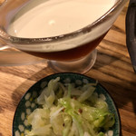 バキン - ピクルスではなく漬物です。& 食後のゼリー