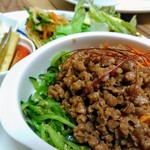 精進cafe宙 - 精進プレートランチ（メイン：精進ビビンバ）