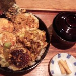 Uokane - 特製野菜天丼。お昼のみ。