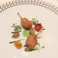 銀座 レカン - グルヌイユのもも肉のフリット
