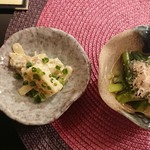 月の音 - お通し　480円・外税