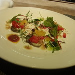 トラットリア フィオーレ - マグロのカルパッチョ