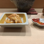 日本橋蛎殻町 すぎた - 北寄貝の生姜醤油焼き。