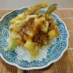 千松しま - 【ハゼと銀宝の天丼】◎2017/9