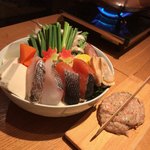 桜一 - 北海道鍋＋鷄たたき鍋
