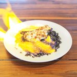 ランチコース 5598円 の愛知県産ムール貝のグラタン