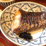 和もと - 焼魚定食（鮭粕漬け）2017/10