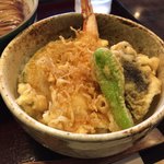 鴨立庵 - ミニセットの天丼