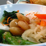 みやこ屋 - お浸し、酢の物は丁度良い塩梅です　08/09