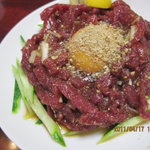 金剛苑 - ゴマが良いですユッケ