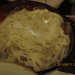 すみや - 仕上げは稲庭です