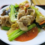 台湾料理　億龍 - 青菜肉蛋アップですｗ
