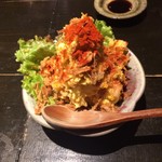 Banshuujizake Hino - 鶏肉が入っているポテトサラダ、これも旨かった！