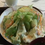 那須塩原ステーションホテル - 野菜サラダにポテサラ