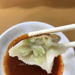 福みつ - 【2017.10.10】ザク切りのキャベツにニンニクやや強めの餡。