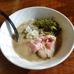 麺屋CHIKUWA - 濃厚煮干しソバ(ちくわのあな)