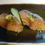 日路庵 - 秋鯖炙り寿司