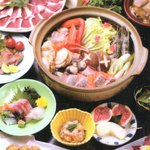 Nawano Ren - 冬の会席、鍋料理他