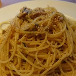 トラットリア・イタリア - 豚バラ肉と高菜の和風
