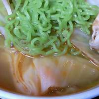 天香回味 赤坂別館 - 薬膳翡翠湯麺セット(辛口) 1260円 の季節の無農薬野菜