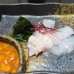 市原江戸銀 - 平目の刺身