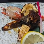 市原江戸銀 - 車海老と松茸の焼き物