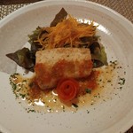 健菜樂食 Zen - マグロの全粒粉ムニエル（自家栽培野菜添え）