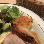 ダン ル シエル - ミニキッシュ、玉子の味わいが美味。