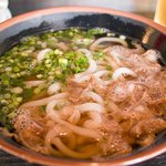 Shuuryuu Ken - かすうどん（天かすじゃなく、油かすを使用、大阪南の名物らしい）