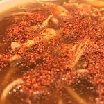 味奈登庵 - カレー南蛮そばには唐辛子だ！  
      ブチまけろ！  #BCMKR! 