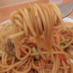 スパゲッティキング - 醤油・中盛（720円）
