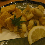 魚菜屋 常峰 - 5000円コース・⑦鱧とトウモロコシの天麩羅