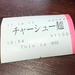 This is 中川 - 今日の注文