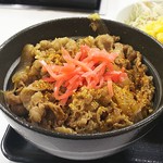 吉野家 - 牛丼コモサラツユダク400円 味噌汁60円