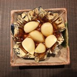 마늘 호일 구이 180엔(부가세 포함 198엔)