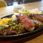 マロリーポークステーキ - ☆【CALIFORNIA DINING THUNDER STEAK&HAMBURGER】さん…チャックリブステーキ(≧▽≦)/～♡☆