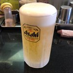 らーめん コーさん - 2017年10月18日  生ビール 中（アサヒスーパードライ）500円