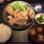 えびす大黒 - 唐揚げ定食580円