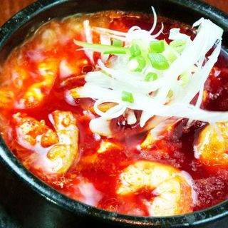 Spicy and addictive! Rich taste! Sundubu jjigae♪