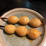 炭火焼鳥あずま - うずらの卵