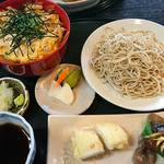 親子丼セット。