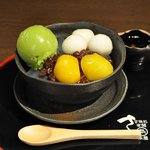 有閑さくら茶屋 - 【2011年3月】　栗クリームあんみつ　735円
